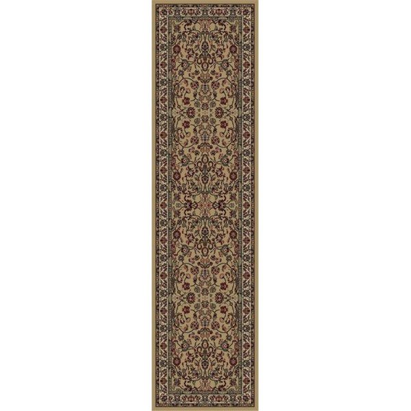 Concord Global 3 ft. 11 in. x 5 ft. 7 in. Persian Classics Kashan - Gold 20214